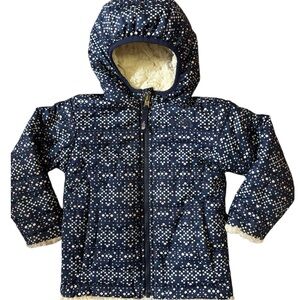 Toddler Girls' North Face Reversible Mossbud Swirl Jacket 4T